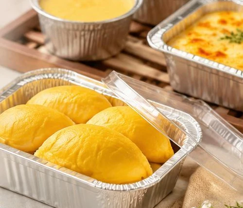 Pudding Cup / Durian Box shown in the Zhongji Paper product brochure